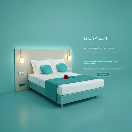 Clean Loon Apartelle room with crisp white linens